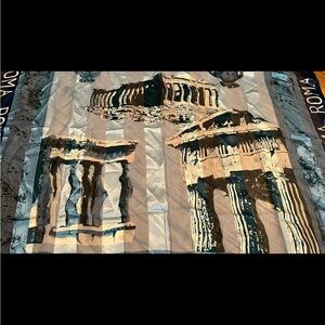 Roma Silky Scarf - New Never Worn - Doubles as Bandana or Tapestry for Room Dorm